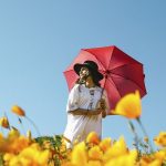 授乳中でもおしゃれに！シルエット美人の授乳口つきワンピース