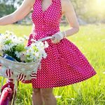 夏の準備を始めよう!綿麻クロス素材のノースリーブフレアワンピース