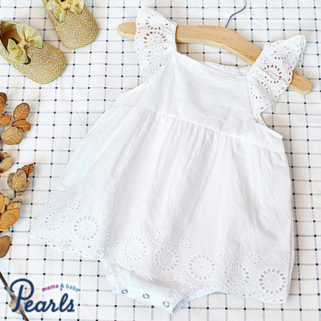 Pearls パールズ ベビー服 ベビー ロンパース 涼しい 女の子